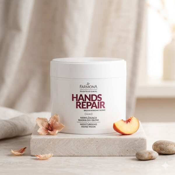 Farmona Professional Hands Repair – Nawilżająca Maska do Dłoni „Brzoskwiniowe Dłonie”, 300 g