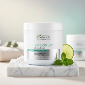 Bielenda Professional Sól do Kąpieli Stóp z Limonką i Miętą – 600 g