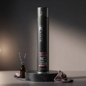Black Professional Line Extra Strong Hairspray Volume and Shine (750ml)