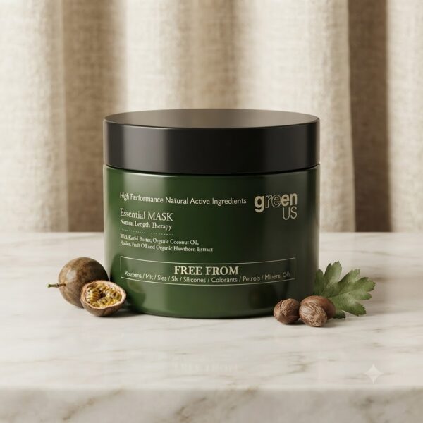 Green US Essential Mask Natural Length Therapy – Głęboko Odżywcza Maska do Włosów 250 ml