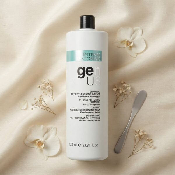 GenUs Intense Restoring Shampoo – Szampon intensywnie odbudowujący do włosów zniszczonych i puszących się 1000 ml