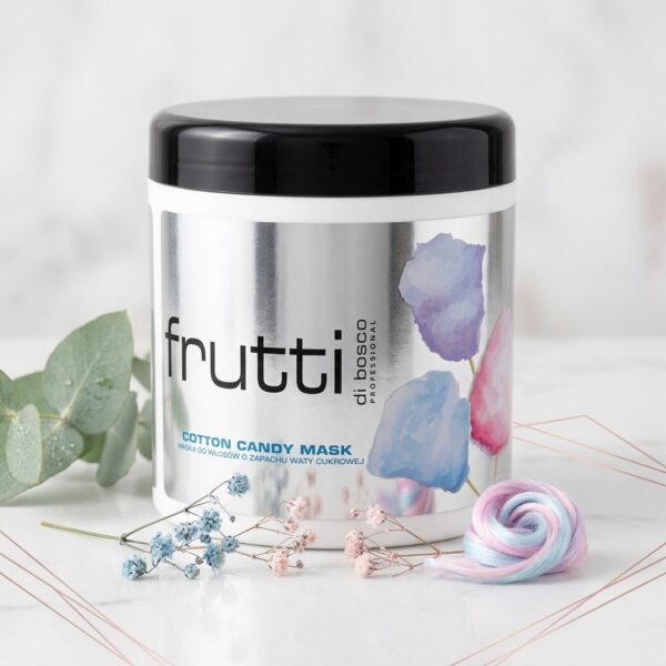 Frutti di Bosco Professional Cotton Candy Mask – Wygładzająco-Nawilżająca Maska do Włosów o Zapachu Waty Cukrowej 1000ml