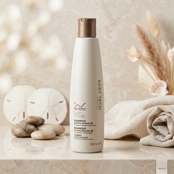 Versum Easy Tech Silver Tone Shampoo – Szampon Niwelujący Żółte Odcienie z Pro-Witaminą B5 (300 ml)