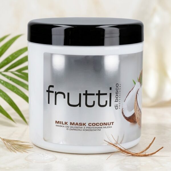 Frutti di Bosco Professional Milk Mask Coconut – Maska do Włosów z Proteinami Mleka o Zapachu Kokosowym 1000ml