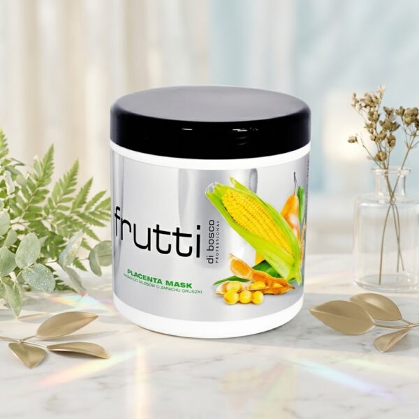 frutti placenta Frutti di Bosco Professional Placenta Mask – Wzmacniająca Maska do Włosów z Placentą Roślinną o Zapachu Gruszki 1000ml